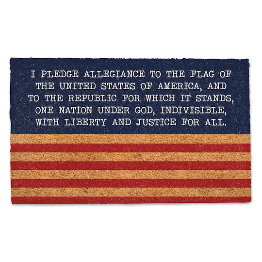 Pledge of Allegiance Doormat